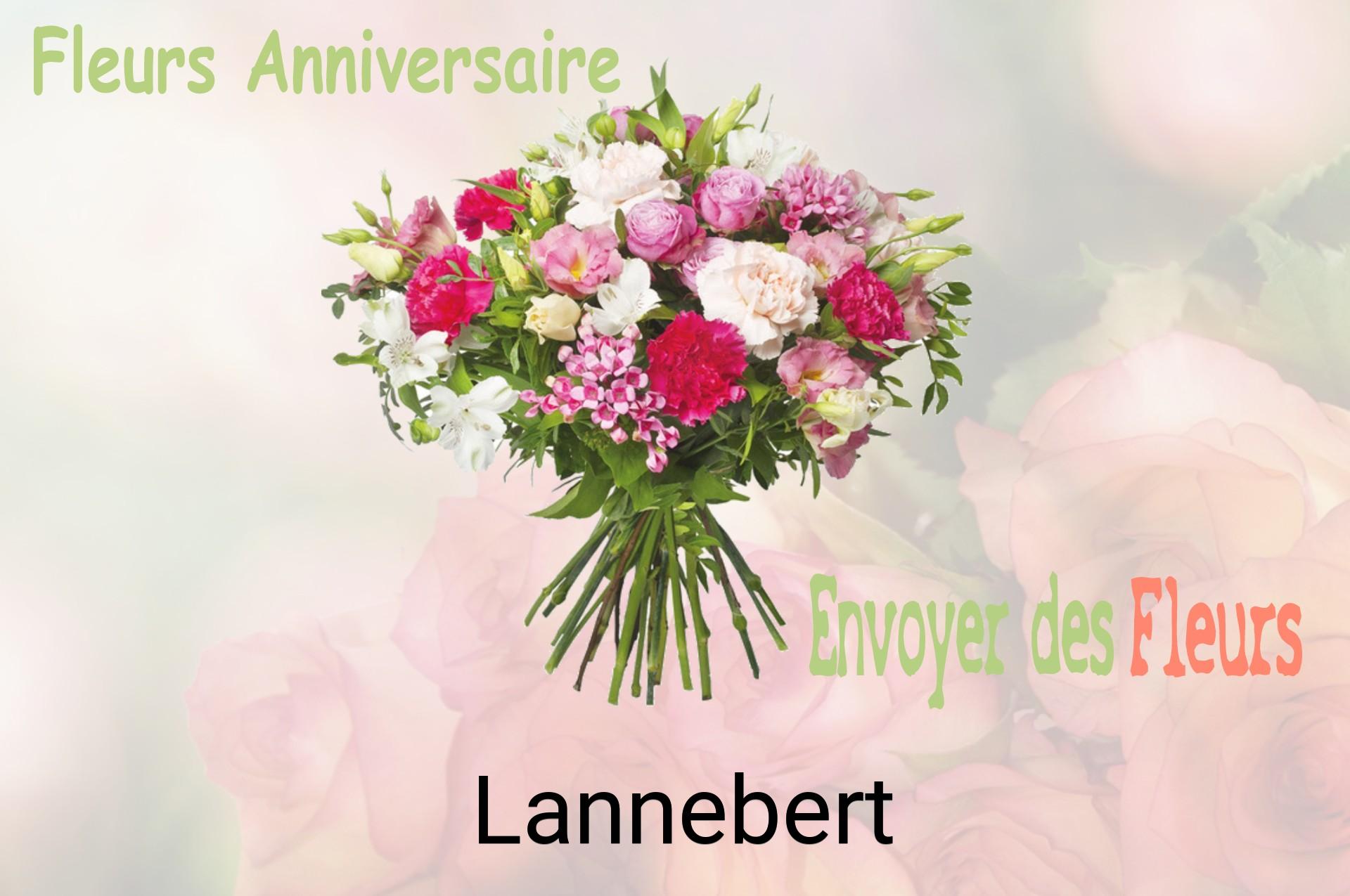 Bouquet de fleurs d’anniversaire livré à Lannebert